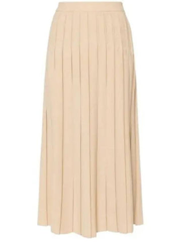 Luisa Pleated Skirt Ivory - MAX MARA - BALAAN 1