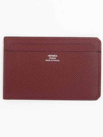 Leather card holder wallet H074421CAK1 - HERMES - BALAAN 1