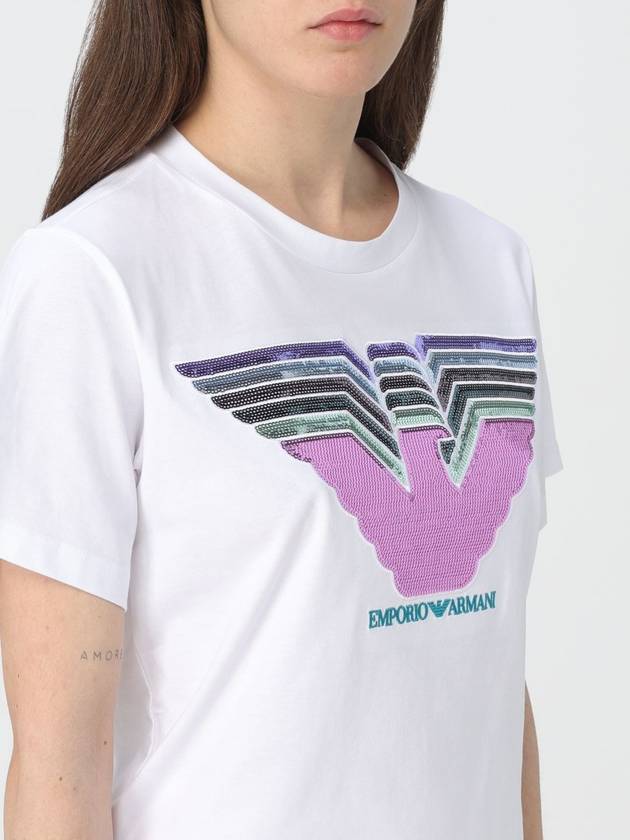 T-shirt Emporio Armani in cotone con logo - EMPORIO ARMANI - BALAAN 3