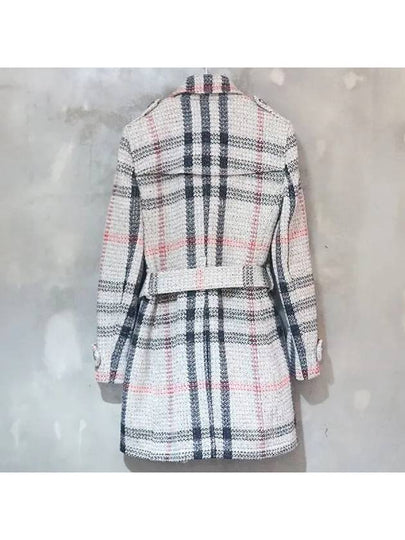 3777272 Brit line 100 wool check coat - BURBERRY - BALAAN 2