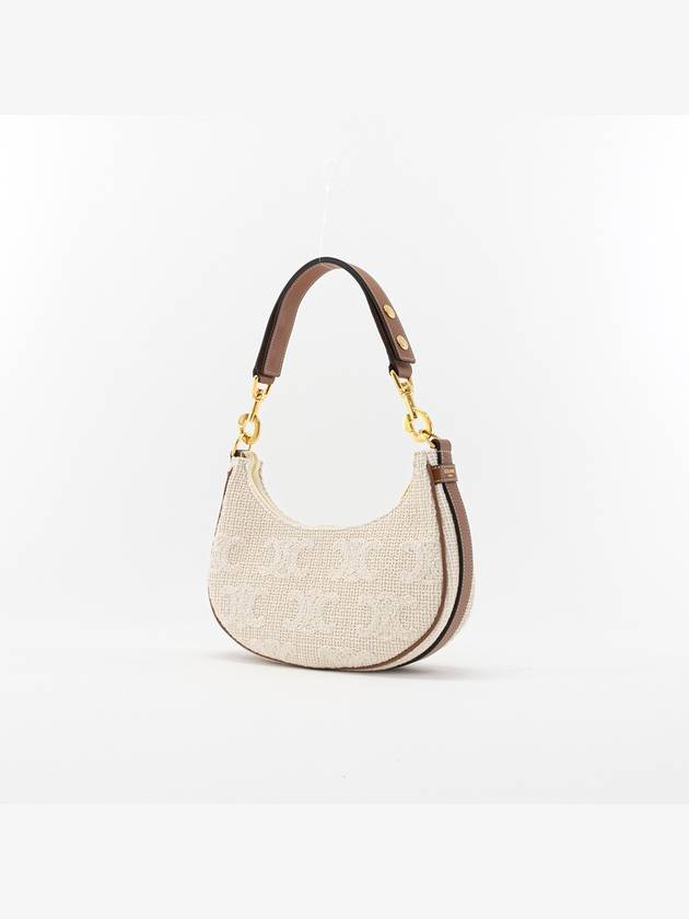 Triomphe Crochet Medium Ava Shoulder Bag Natural Tan - CELINE - BALAAN 2