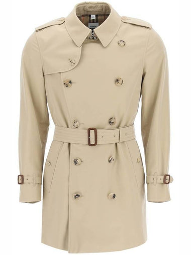 Cotton Gabardine Trench Coat Beige - BURBERRY - BALAAN 1