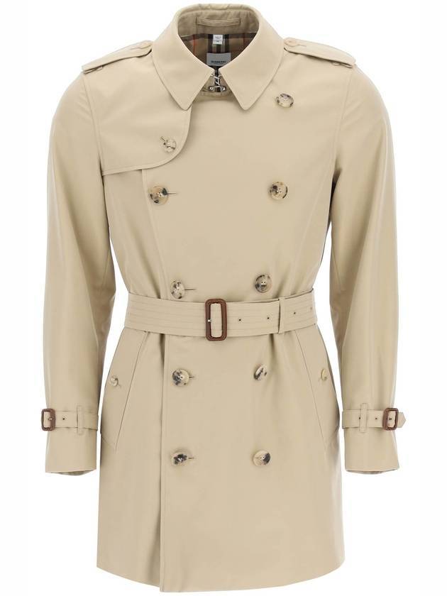 cotton gabardine trench coat beige - BURBERRY - BALAAN 1