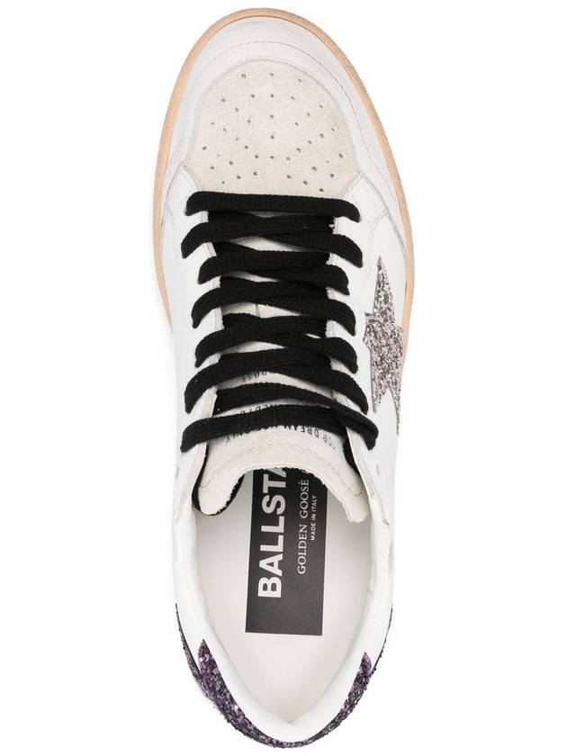 Deluxe Brand Ball Star Lace-Up Low Top Sneakers White - GOLDEN GOOSE - BALAAN 5