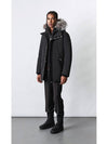 Edward Silver Fox Fur Hoodie Down Parka Black - MACKAGE - BALAAN 8