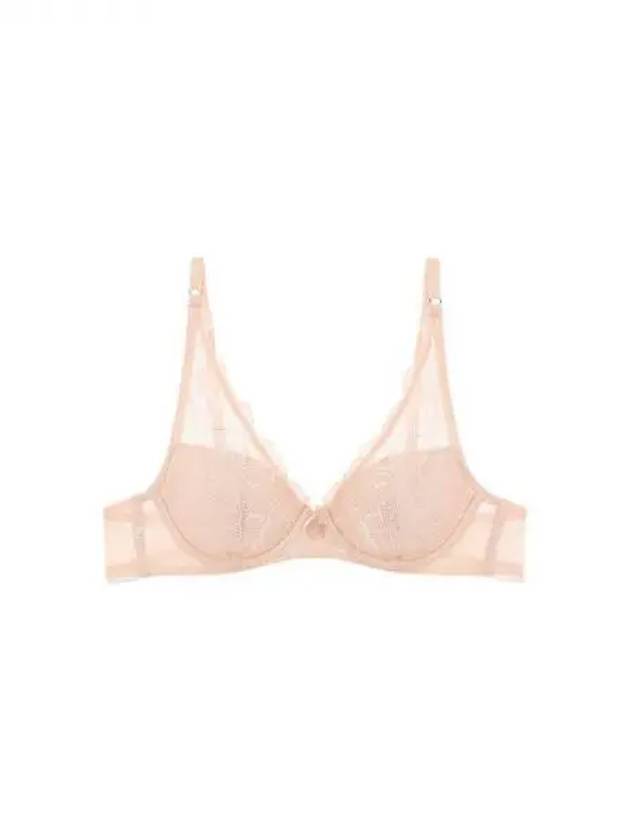 UNDERWEAR Women's Flower Lace Padded Bra Skin 271989 - EMPORIO ARMANI - BALAAN 1