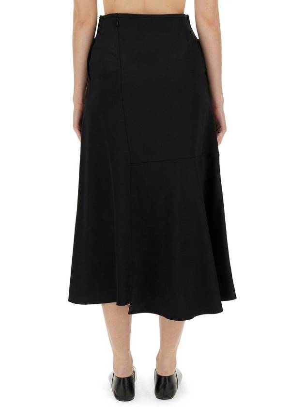 Skirt J01MA0132 J65112001 BLACK - JIL SANDER - BALAAN 4