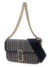 J Marc Monogram Jacquard Shoulder Bag Beige Black - MARC JACOBS - BALAAN 3