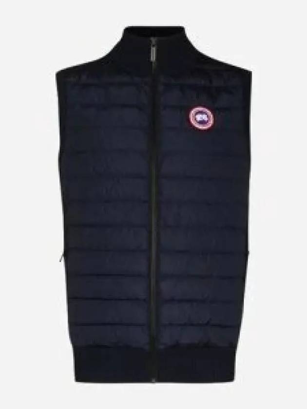 Hybrdige Slim Fit Merino Wool Padded Vest Navy - CANADA GOOSE - BALAAN 2