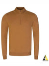 Kiyan Quarter Zip Turtleneck Knit Top Chipmunk - J.LINDEBERG - BALAAN 2