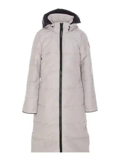 Mystique Satin Long Parka White - CANADA GOOSE - BALAAN 2