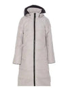 Mystique Satin Long Parka White - CANADA GOOSE - BALAAN 2