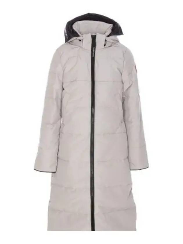 Mystique Satin Long Parka White - CANADA GOOSE - BALAAN 2