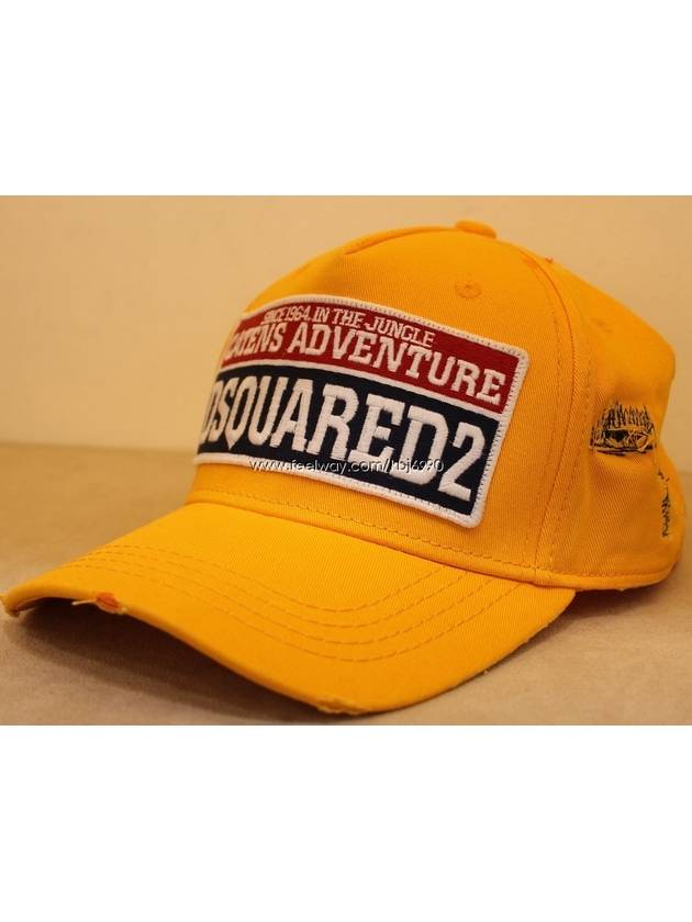 Logo Ball Cap Yellow - DSQUARED2 - BALAAN 8