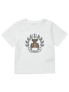 8072328 A1464 Thomas Bear Print Junior Short Sleeve T-shirt - BURBERRY - BALAAN 1