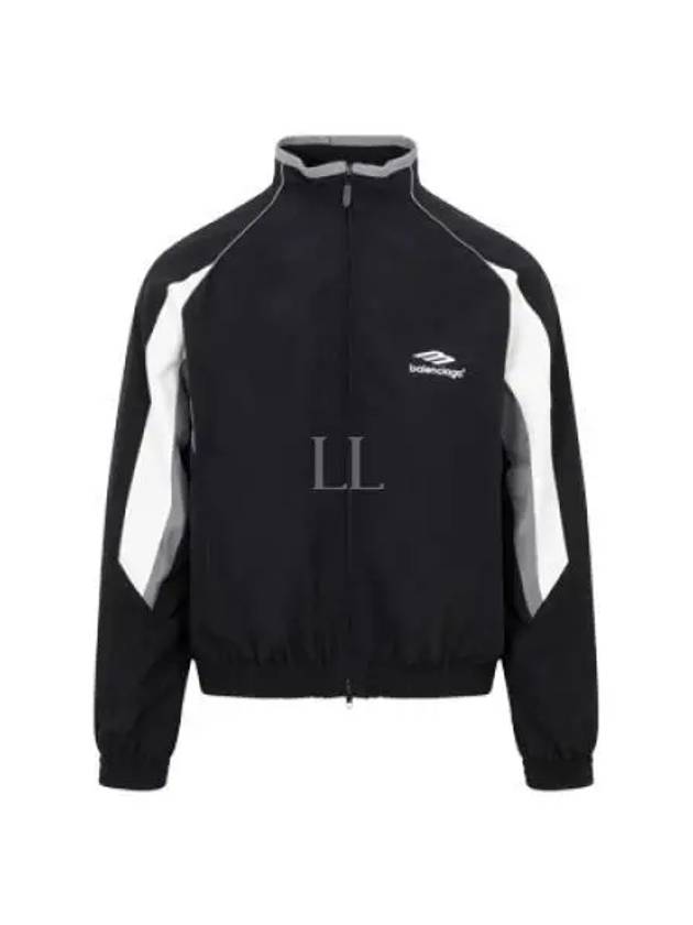 3B Sports Icon Regular Track Jacket Black - BALENCIAGA - BALAAN 2