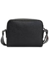 Saffiano Triangle Logo Black Cross Bag Black - PRADA - BALAAN 4