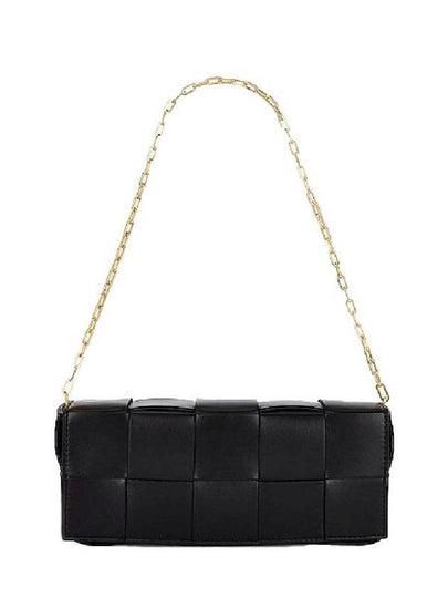 Cassette Bag Pouch On Chain Shoulder Bag Black - BOTTEGA VENETA - BALAAN 2