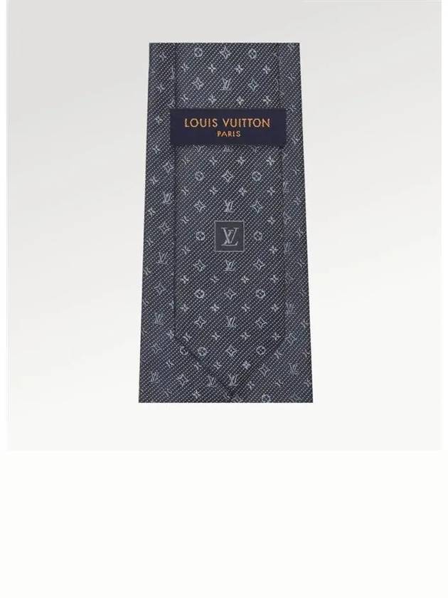 Monogram Classic Tie Grey - LOUIS VUITTON - BALAAN 4