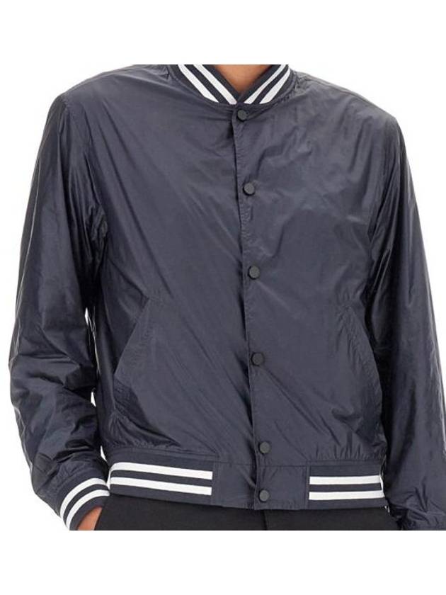 Nylon Varsity Bomber Jacket Navy - THEORY - BALAAN 2