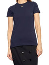 Embroided ORB Peru Short Sleeve T-Shirt Navy - VIVIENNE WESTWOOD - BALAAN 4