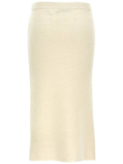 Alessandra Rich Alpaca Midi Skirt - ALESSANDRA RICH - BALAAN 2