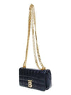 Quilted Lula Mini Leather Cross Bag Black - BURBERRY - BALAAN 3