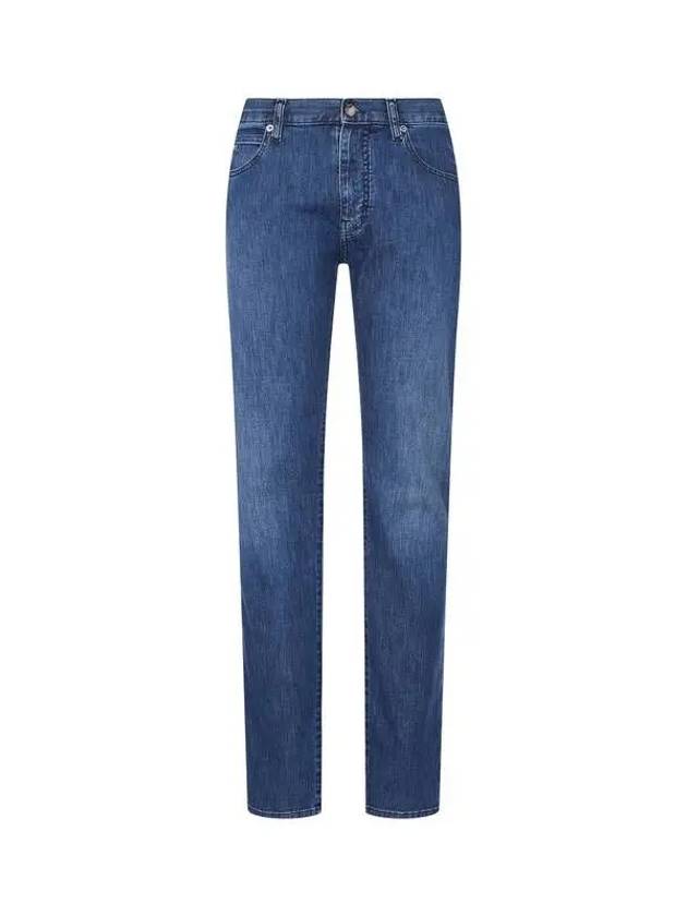 Men s Easy Regular Denim Pants Indigo 270720 - EMPORIO ARMANI - BALAAN 1