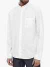 Edouard Long Sleeve Shirt White - A.P.C. - BALAAN 3