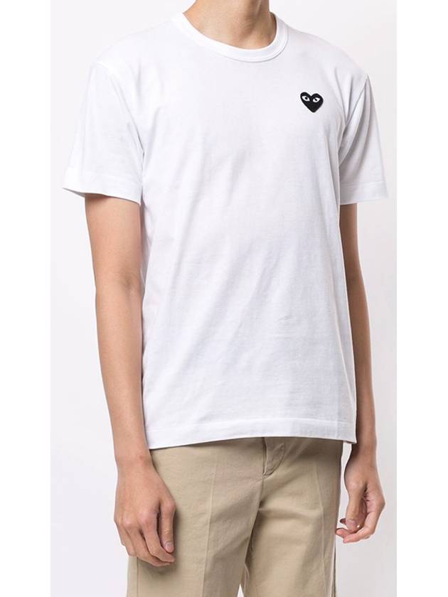 Play Red Heart Waffen Short Sleeve T-Shirt White P1 T108 2 - COMME DES GARCONS - BALAAN 5