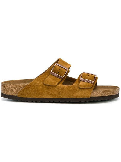 Arizona SFB Suede Slippers Mink - BIRKENSTOCK - BALAAN 2