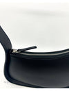 Half Moon Leather Shoulder Bag Black - THE ROW - BALAAN 5