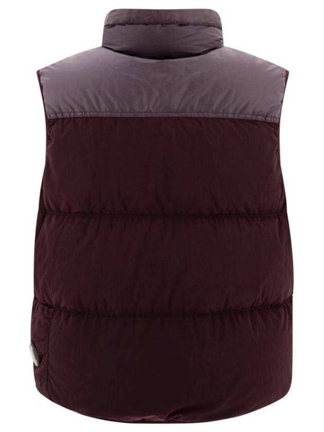 Eco Chrome-R Mixed Down Vest Violet - CP COMPANY - BALAAN 3