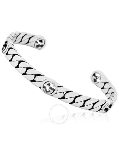 Interlocking G Cuff Bracelet Silver YBA661526001 - GUCCI - BALAAN 2