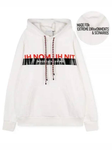 Men s Logo Print Gray Hoodie NMW20203 081 1156833 - IH NOM UH NIT - BALAAN 1