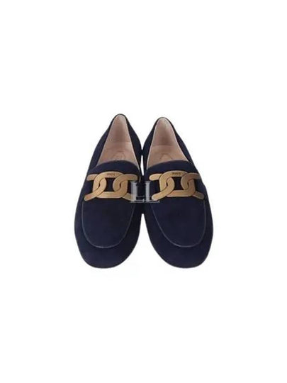 Women's Kate Suede Loafers Blue - TOD'S - BALAAN 2