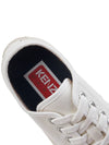 Tiger Logo Sole Cotton Low-Top Sneakers Off-white - KENZO - BALAAN 8