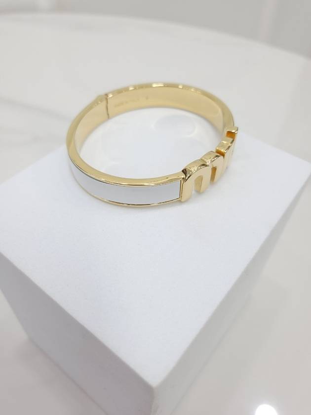 Enamel metal bracelet white - MIU MIU - BALAAN 2