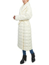 ALLEGRA CREAM Women s Hooded Long Padded Jumper Coat Relaxed Fit - MACKAGE - BALAAN 8