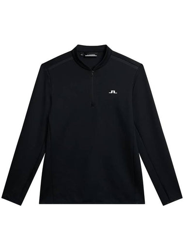 Tech Bridge Mid Layer Long Sleeve Black - J.LINDEBERG - BALAAN 1