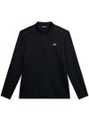 Tech Bridge Mid Layer Long Sleeve Black - J.LINDEBERG - BALAAN 1