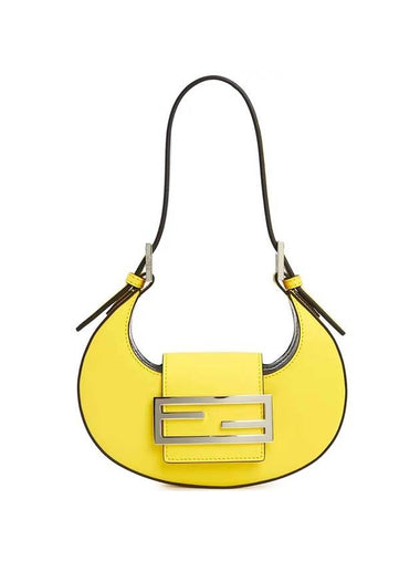 Cookie Small Hobo Shoulder Bag Yellow - FENDI - BALAAN 1