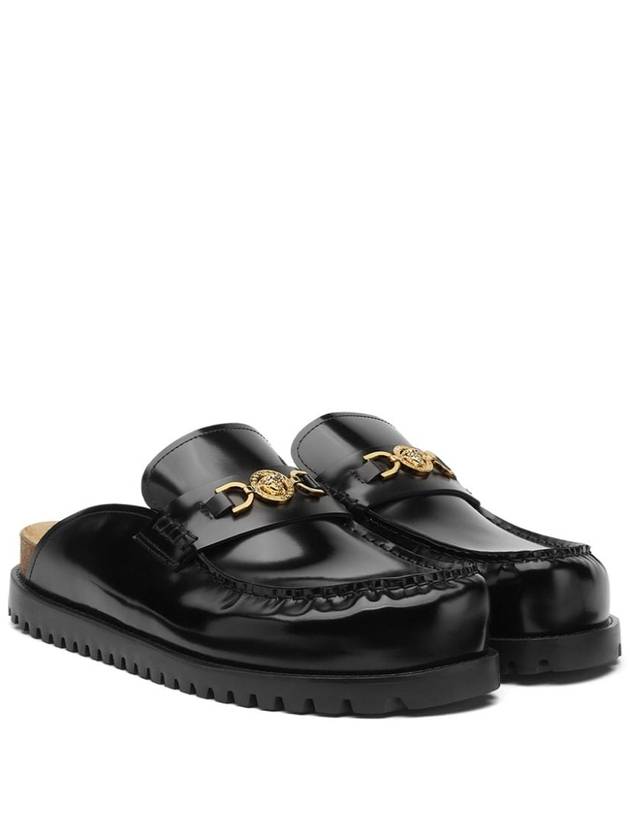 Medusa apos 95 leather mules 10144491A00599 - VERSACE - BALAAN 4