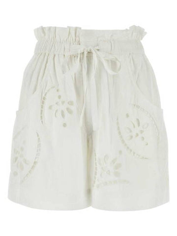 Short Pants SH0150FBB2G06I 20WH White - ISABEL MARANT - BALAAN 1