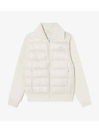 Women s Sweater Hybrid Jumper OFFWHITE Off White - LACOSTE - BALAAN 1