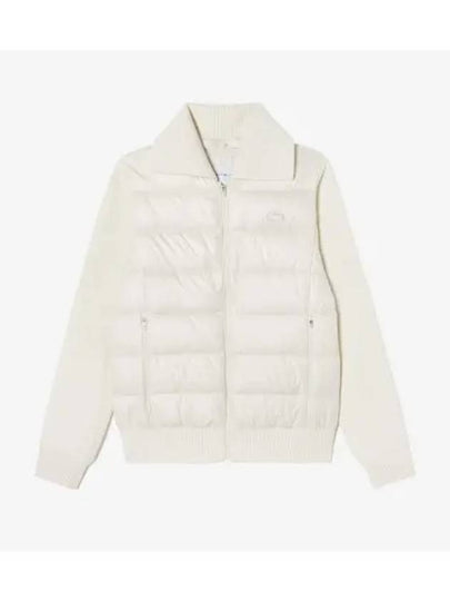 Women s Sweater Hybrid Jumper OFFWHITE Off White - LACOSTE - BALAAN 1