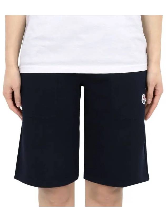 Kids Waffen Patch Shorts Navy 8H00014 809AG 778 12 14A Adults can be worn - MONCLER - BALAAN 2