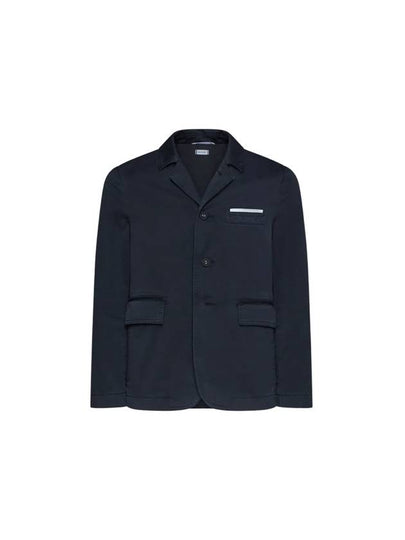 Cotton Twill Cutaway Jacket Navy - THOM BROWNE - BALAAN 2