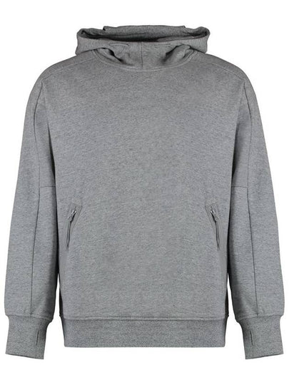 Diagonal Raised Fleece Goggle Hoodie Grey - CP COMPANY - BALAAN 2