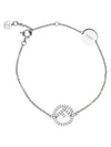 FF Logo Chain Bracelet Silver - FENDI - BALAAN 4